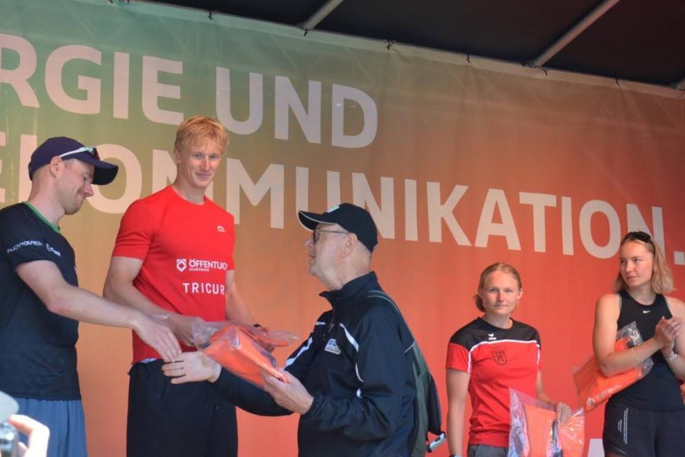 Ehrung der ersten 3 Gesamtsieger LM OD 