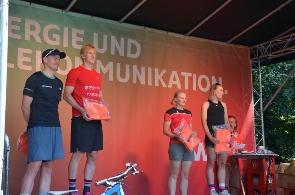 Ehrung der ersten 3 Gesamtsieger LM OD 