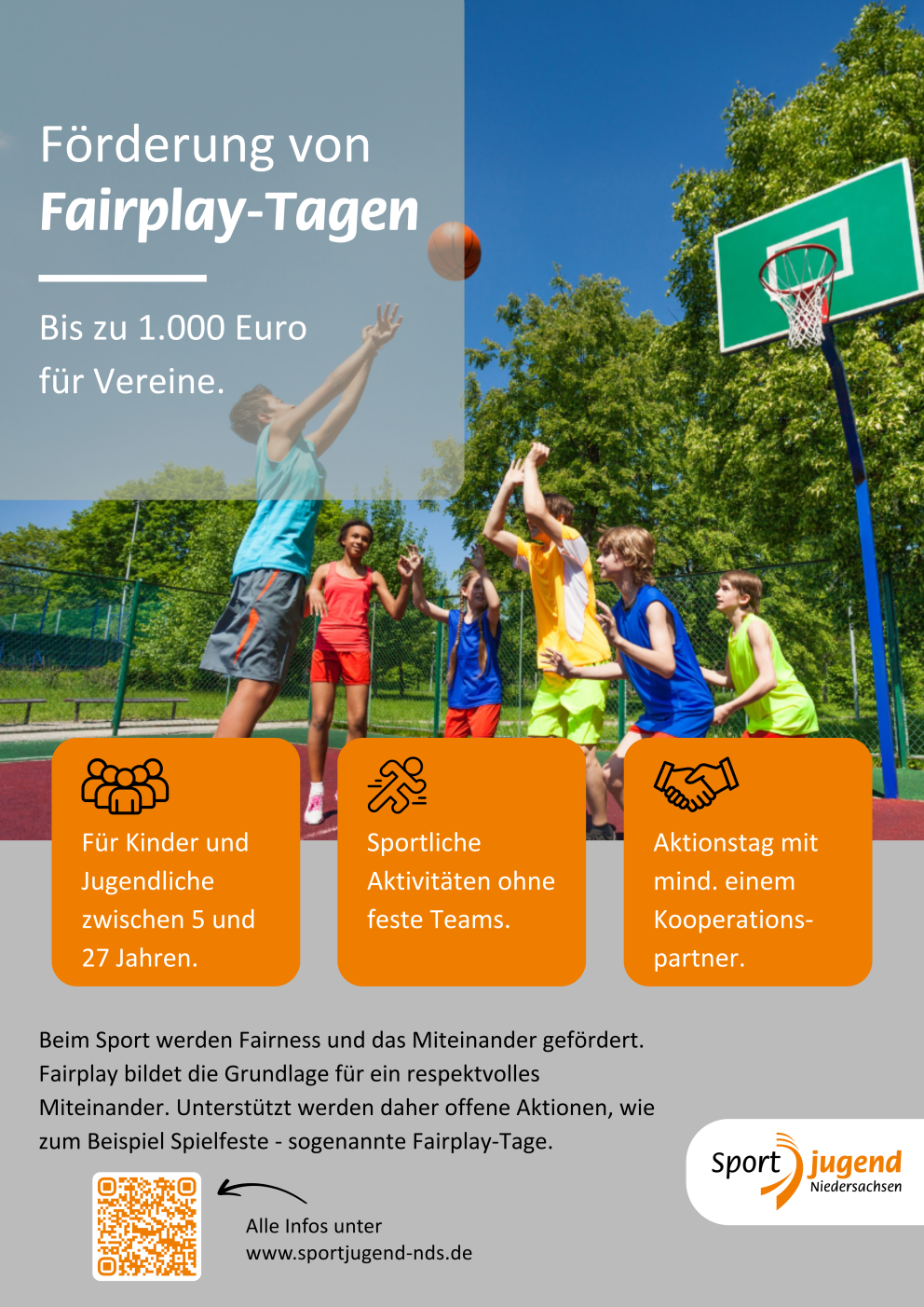 Förderprogramm "Fairplay Tage" 